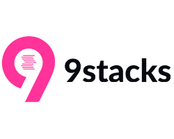 9 Stacks a client of Quadb Apparel Private Limited® a Custom Apparel Manufacturing Brand Logo PNG Image